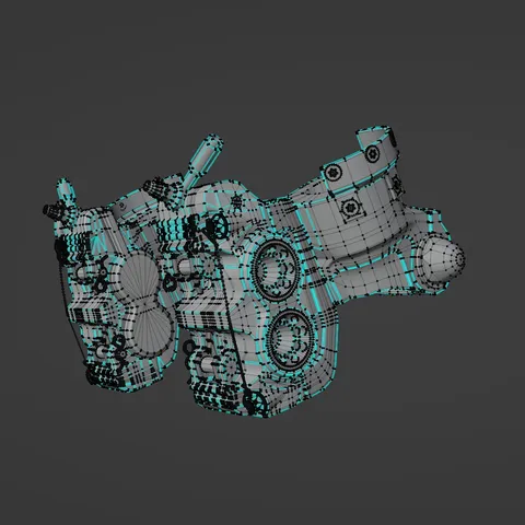 Cobra PZ5 Twin Caliper - Blender 3d models