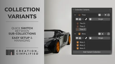 Collection Variants - Blender addons