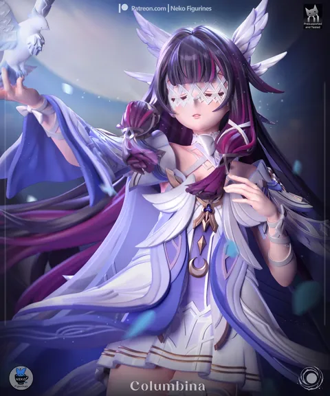 Columbina Figure - Blender 3d models