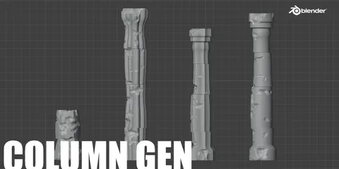 Column Gen - Blender geometry nodes