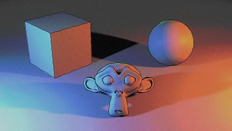 Comic Shader Stylized Effect - Blender shaders