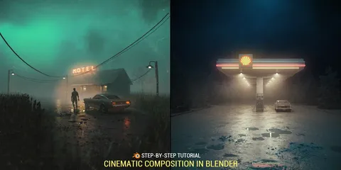 Cinematic Art Beginner Workflow - Blender tutorials & courses