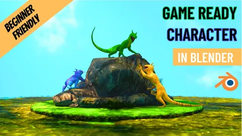 Game Ready Character Creation - Blender tutorials & courses