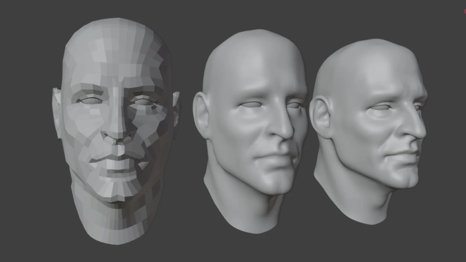 Complete Head and Ear Retopology screenshot 2