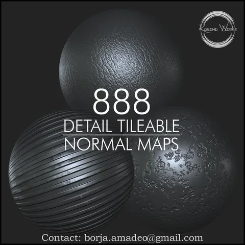 888 Detail Tileable Normal Maps - Blender textures & materials