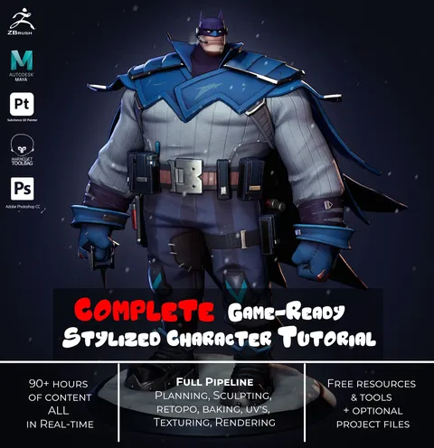 Stylized Character Tutorial - Blender tutorials & courses