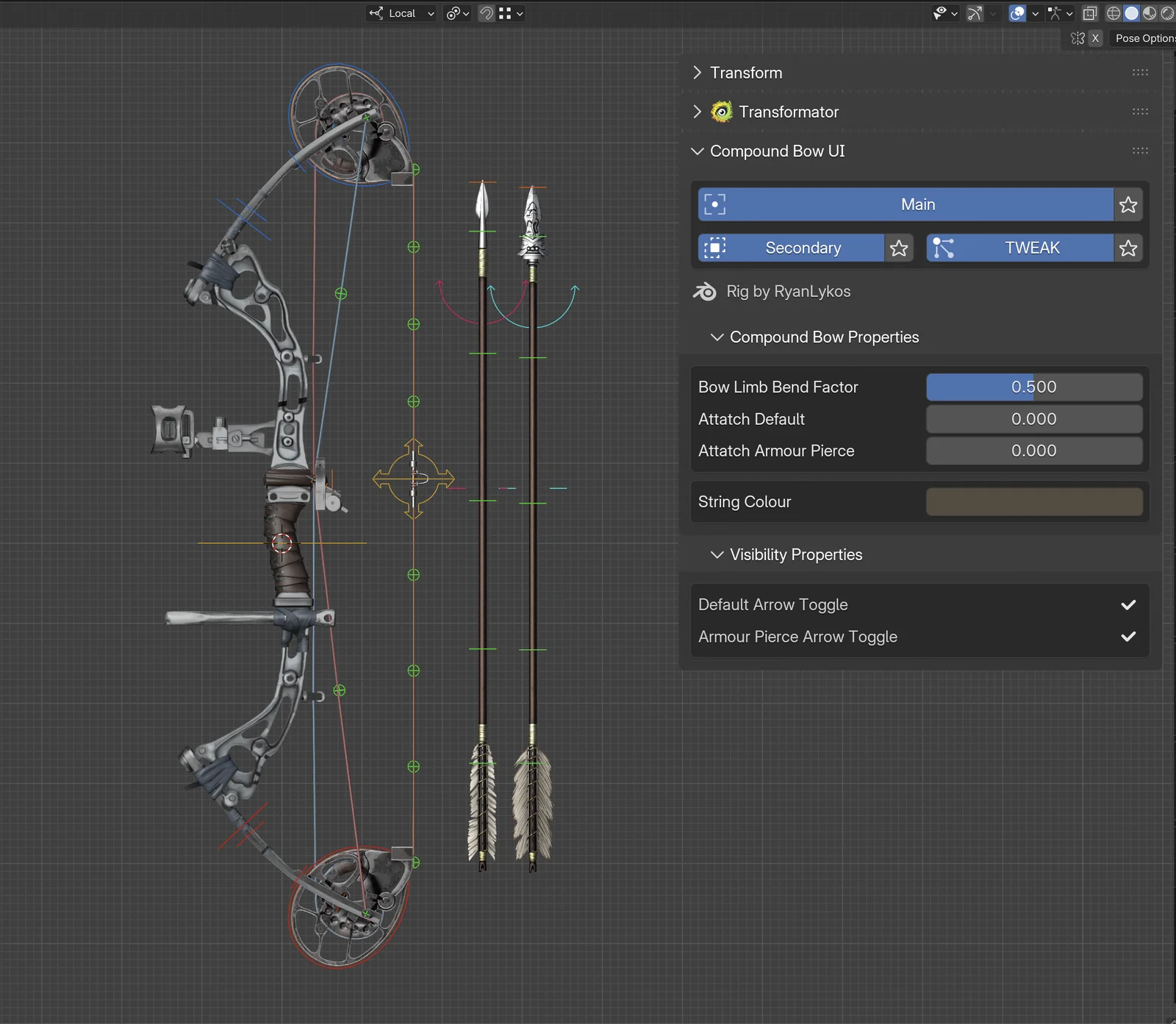 Tomb Raider Compound Bow Rig screenshot 2