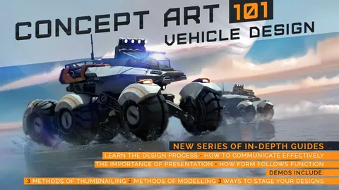 Concept Art 101: Vehicle Design - Blender tutorials & courses