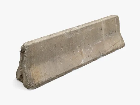 Concrete Barrier 02 - Blender 3d models