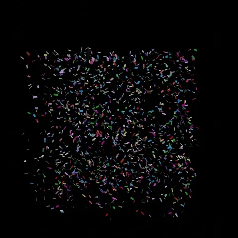 Confetti Animations - Blender 3d models