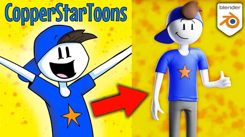 CopperStarToons Fan Art - Blender scenes