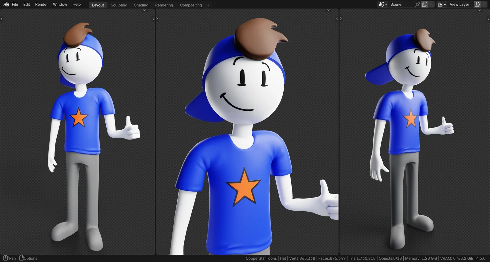 CopperStarToons Fan Art screenshot 2