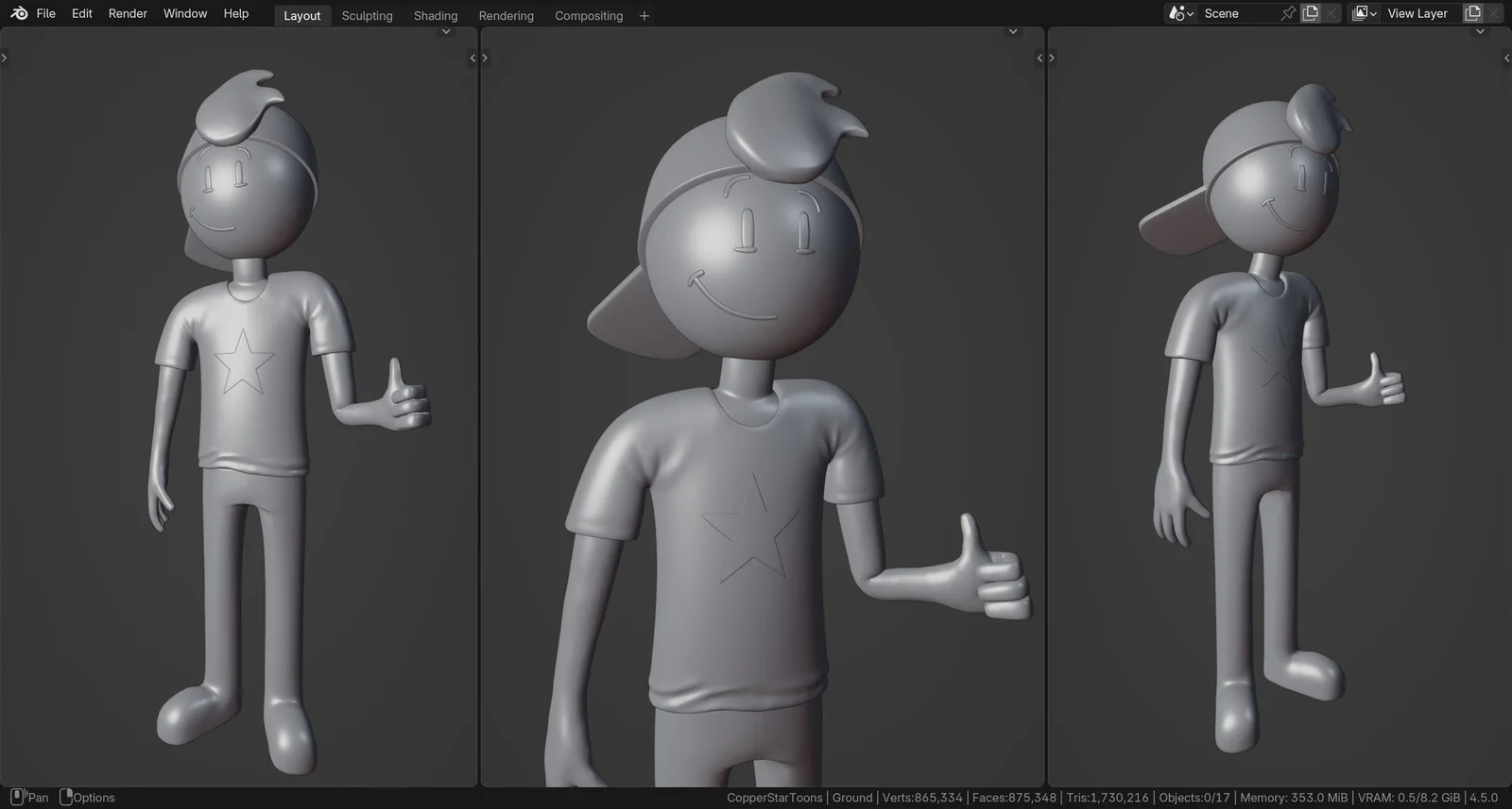 CopperStarToons Fan Art screenshot 6