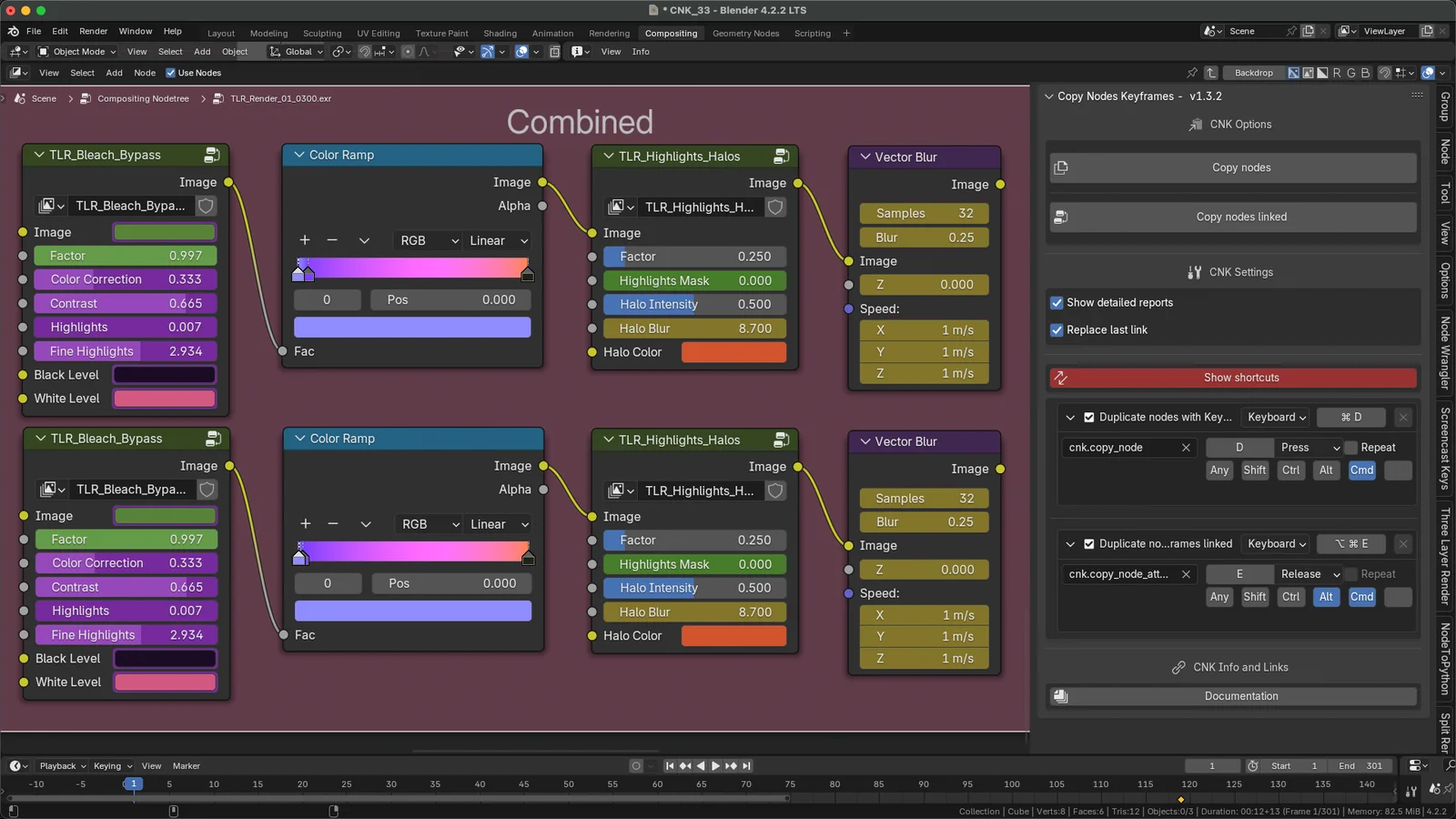 Copy Nodes Keyframes screenshot 4