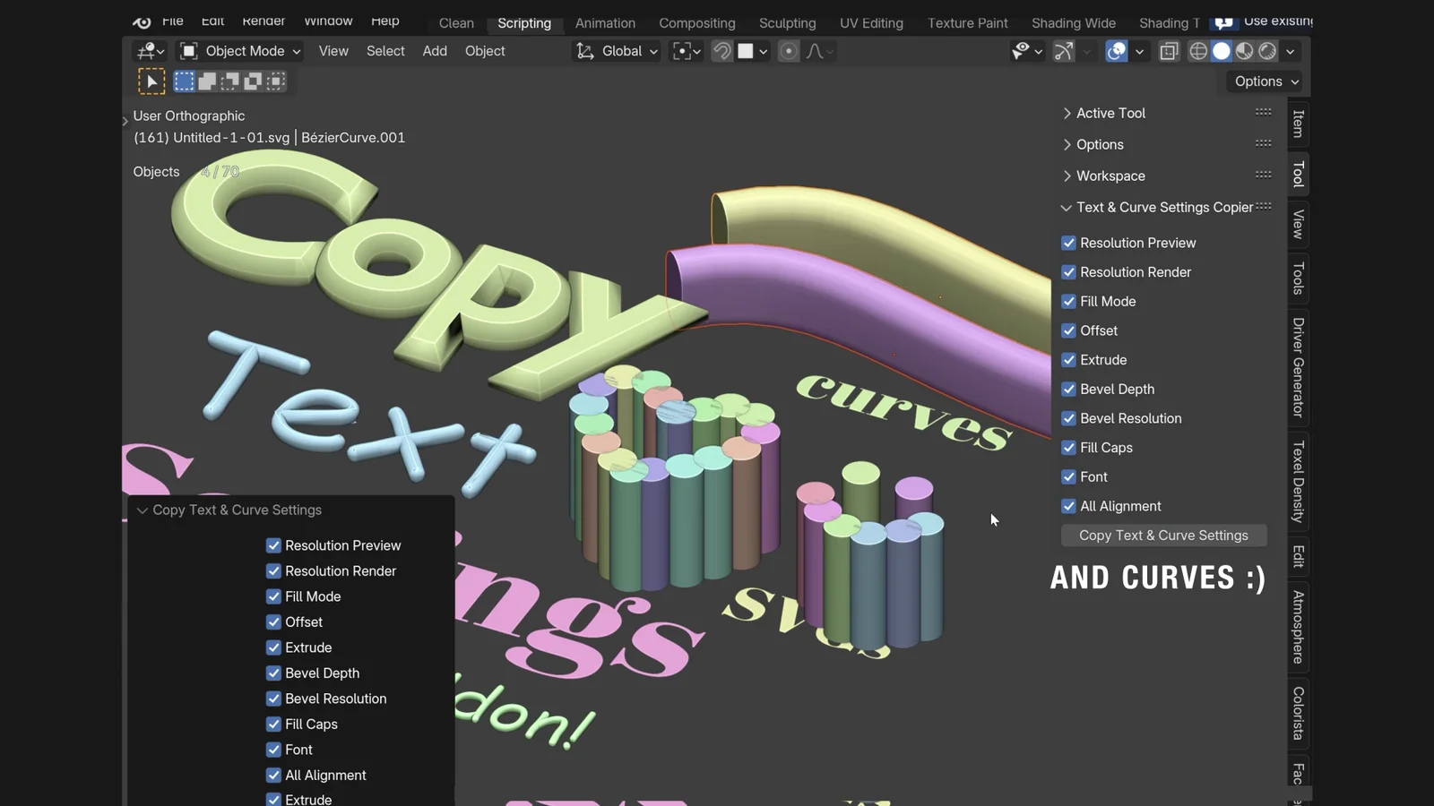 Copy Text Settings screenshot 7