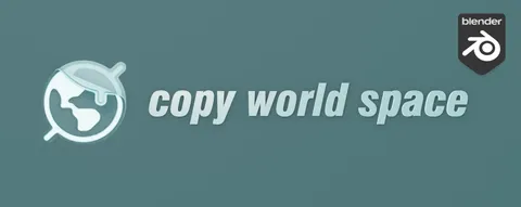 Copy World Space - Blender addons