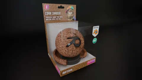 Cork Procedural Shader - Blender shaders