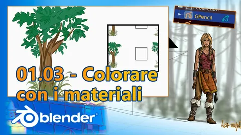 Corso Grease Pencil: Modulo 01 Lezione 03 - Blender tutorials & courses