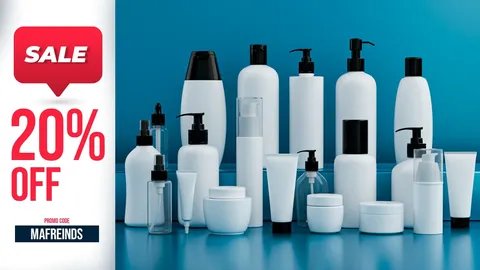 Cosmetic Bottle Pack - Blender 3d models