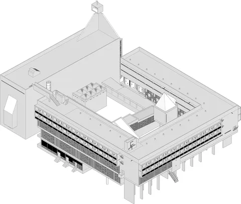 Couvent Sainte Marie de la Tourette - Blender 3d models