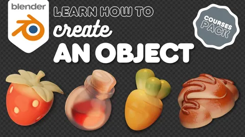 Object Creation Course Pack - Blender tutorials & courses