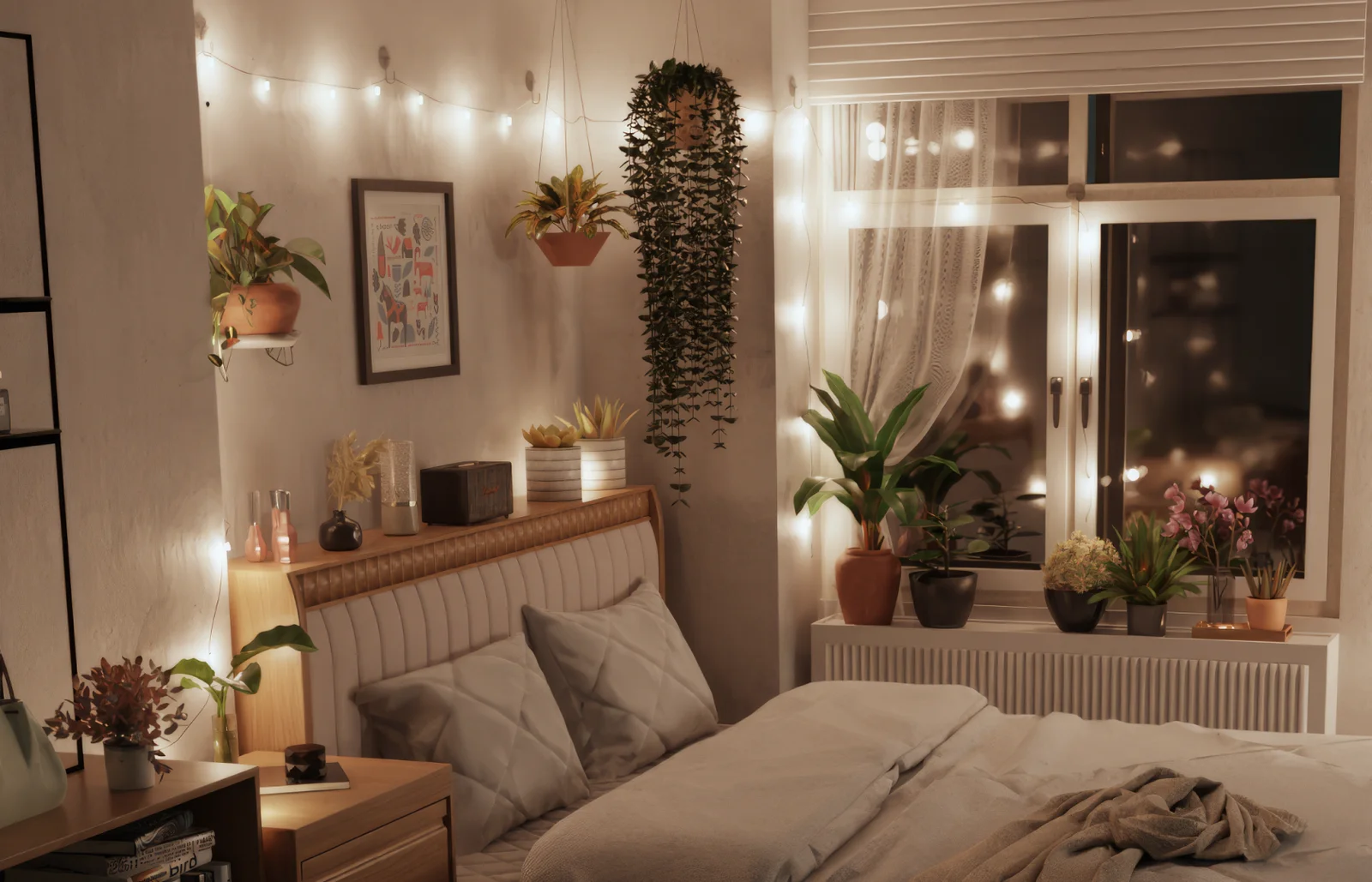 Cozy Bedroom Night screenshot 2
