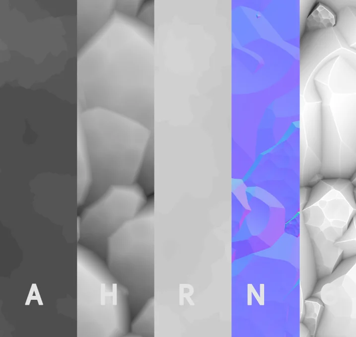 Stylized Craggy Material screenshot 3