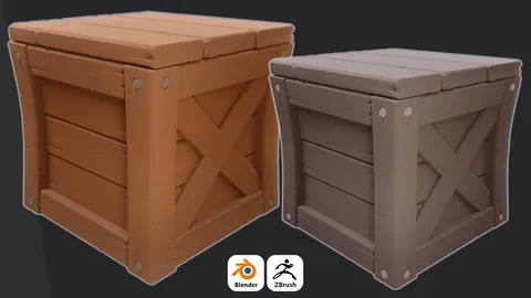Stylized Crate Course - Blender tutorials & courses