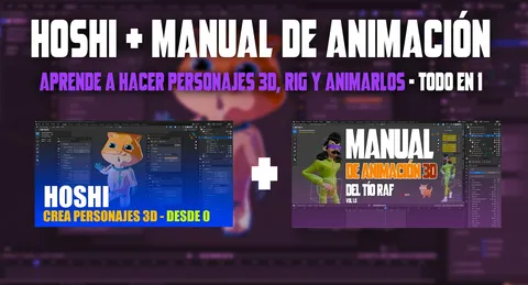 Hoshi Character Creation And Animation - Blender tutorials & courses