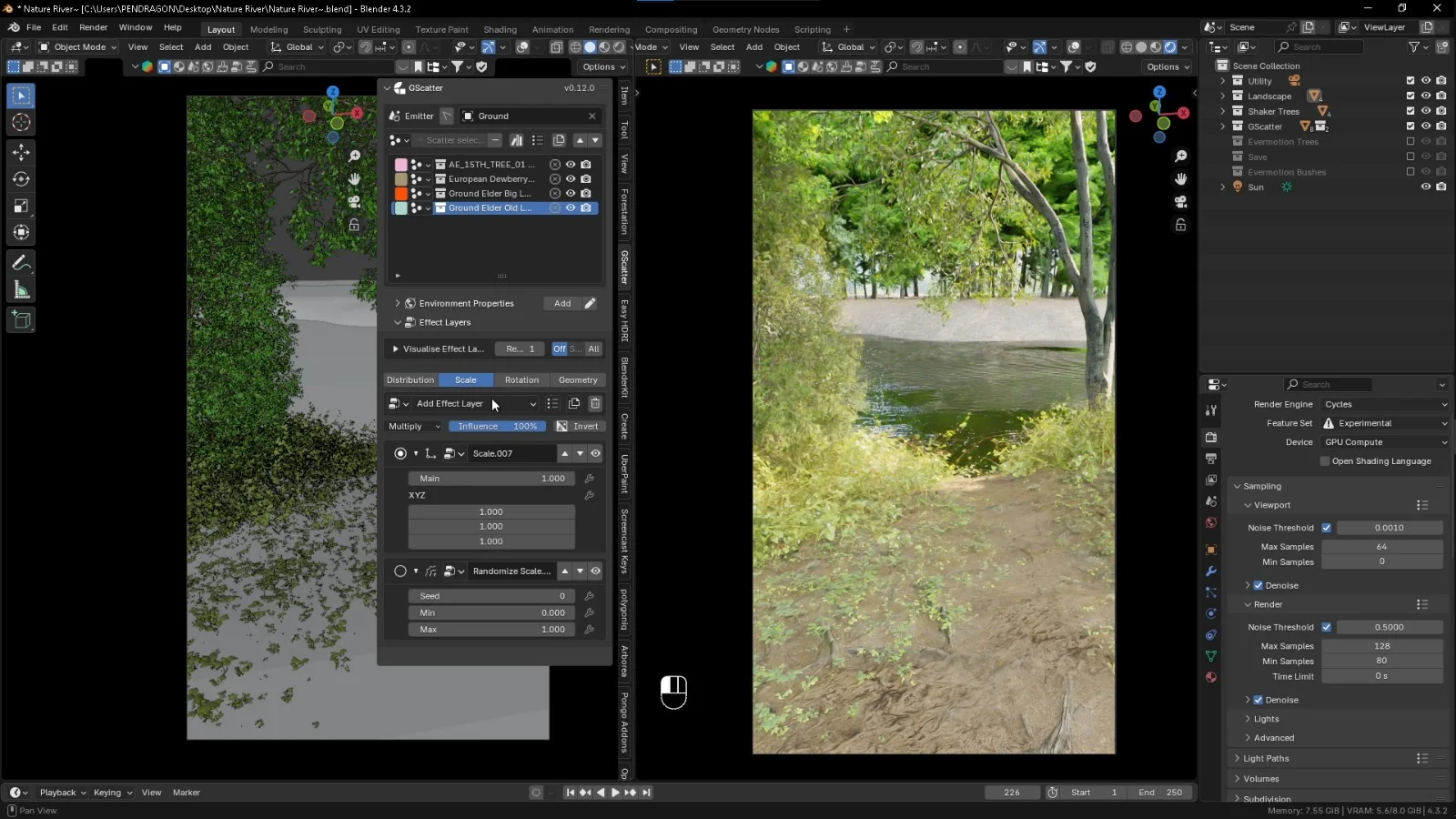 Riverside Scene Tutorial screenshot 2