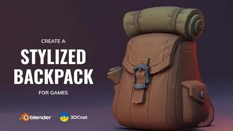 Create a Stylized Backpack - Blender tutorials & courses