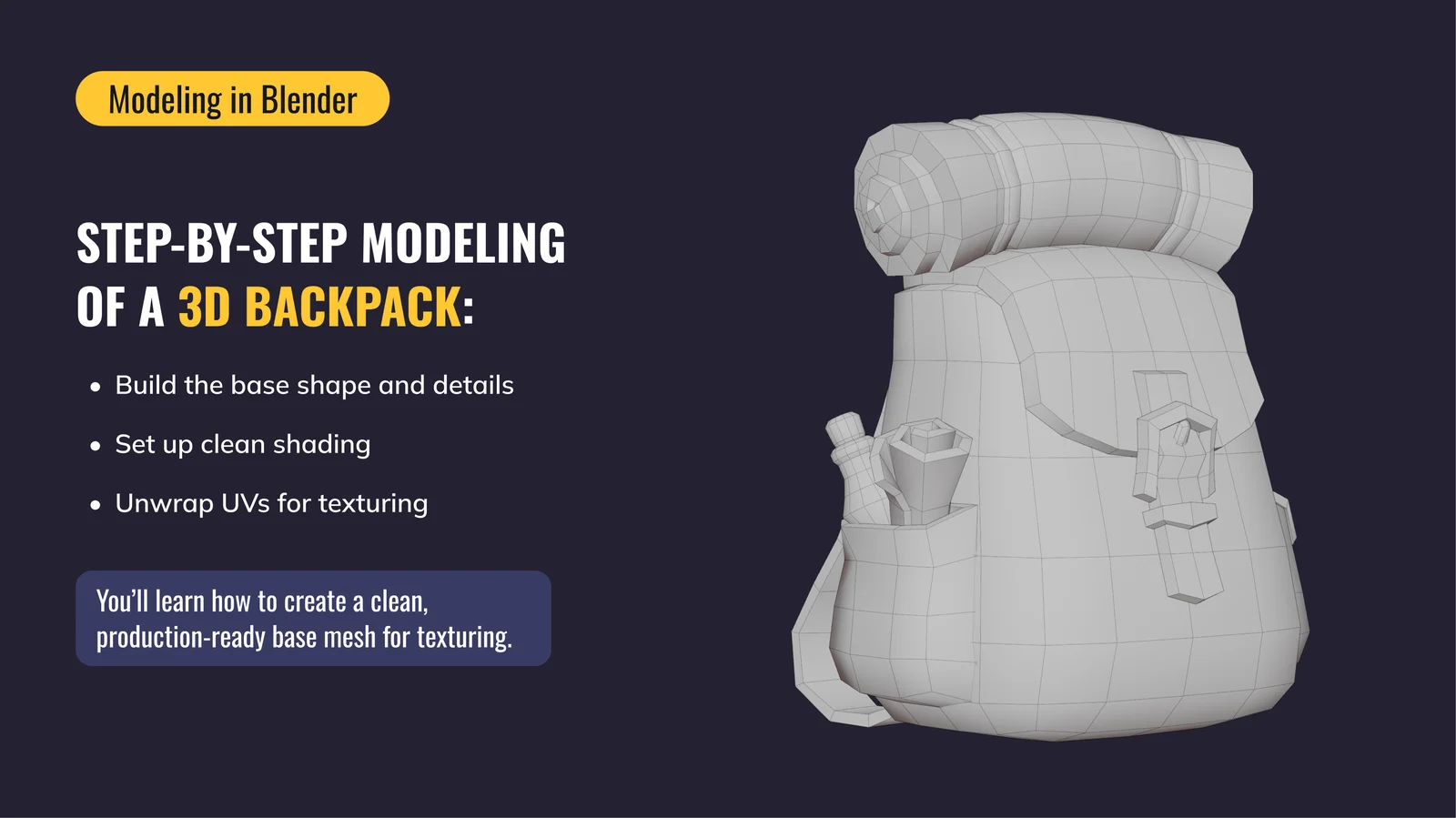 Create a Stylized Backpack screenshot 2