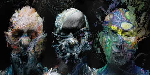 Abstract Paint Effect - Blender scenes