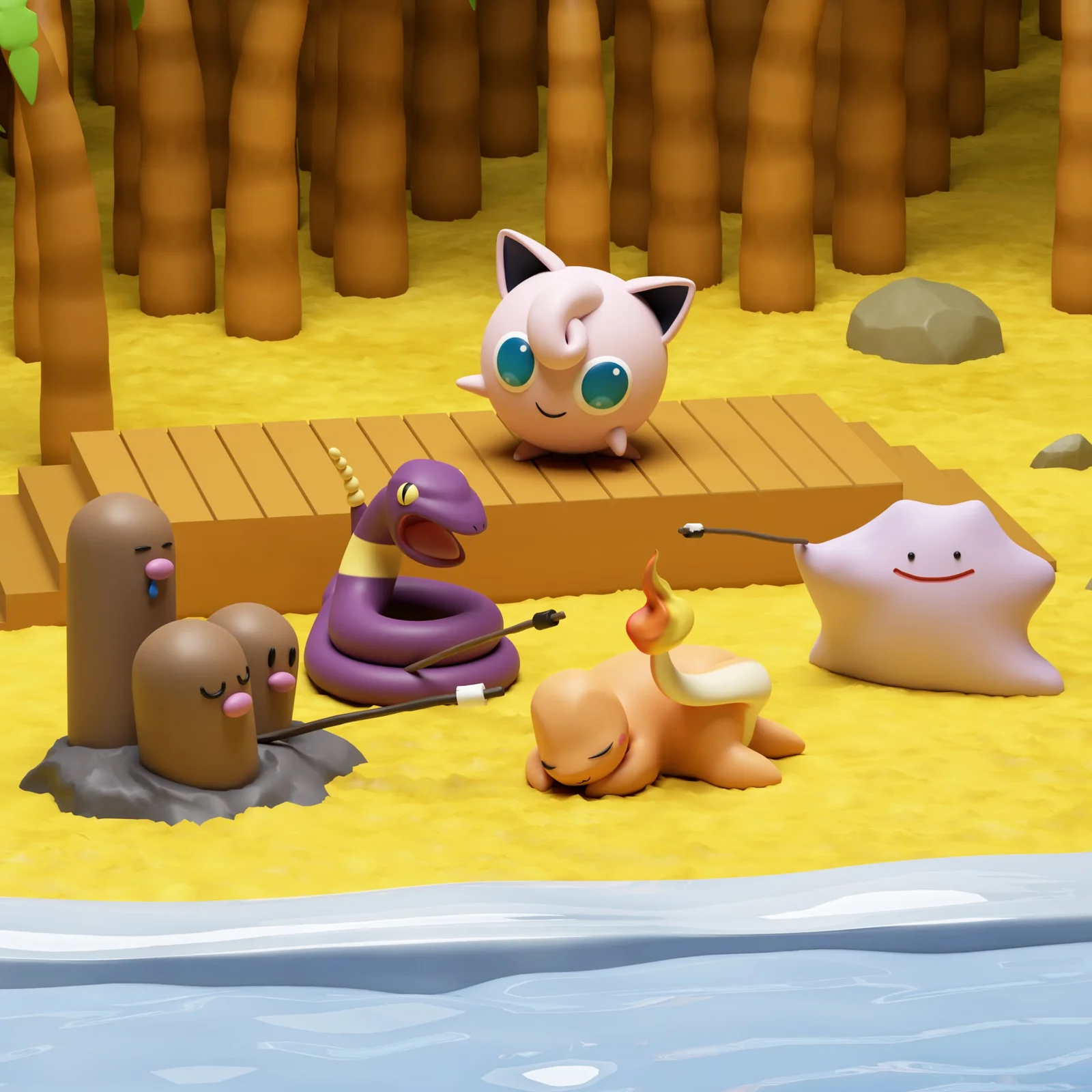 Creating a Fun Pokemon Scene screenshot 2