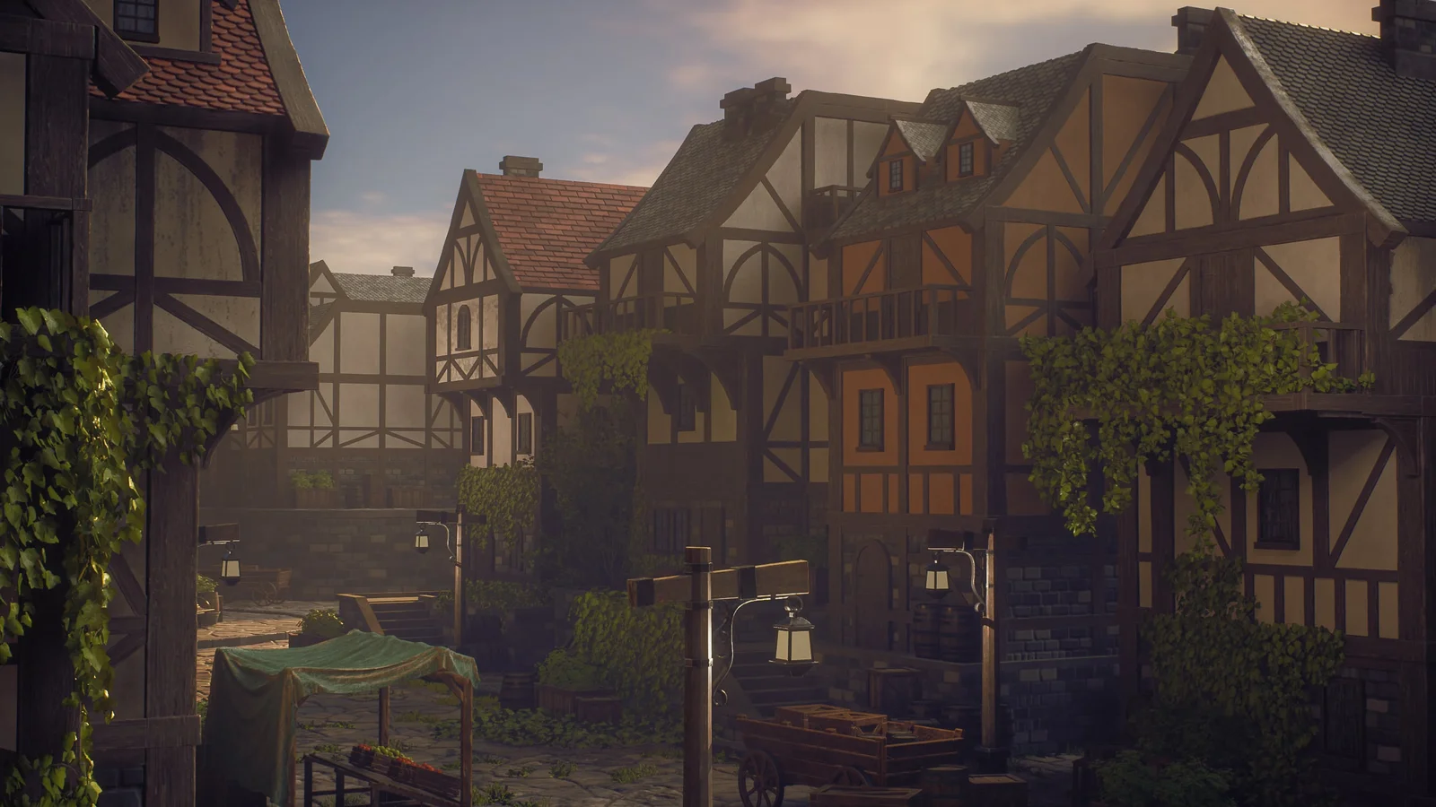 Creating a Medieval Town Environment screenshot 4