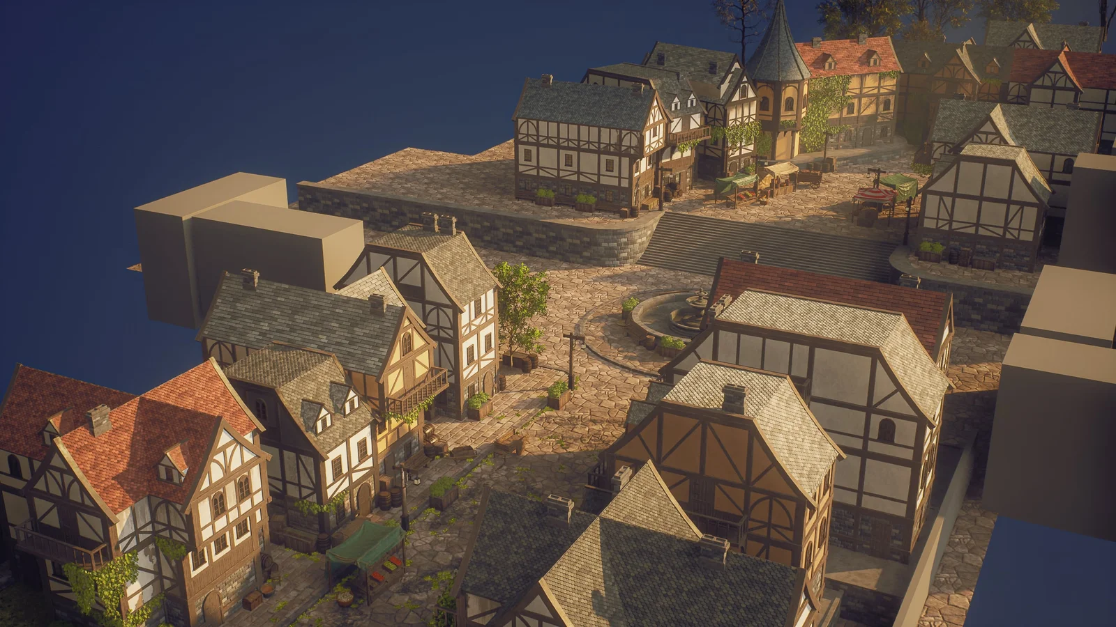 Creating a Medieval Town Environment screenshot 6