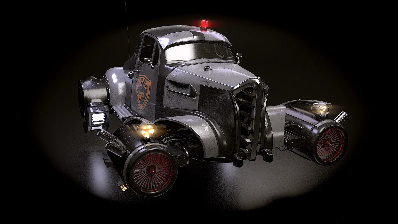 Creating a Retro Futuristic Car screenshot 2