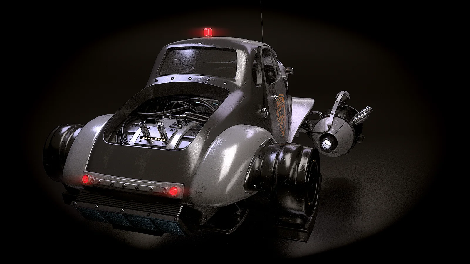 Creating a Retro Futuristic Car screenshot 4