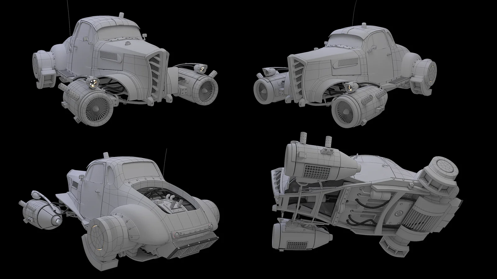 Creating a Retro Futuristic Car screenshot 5