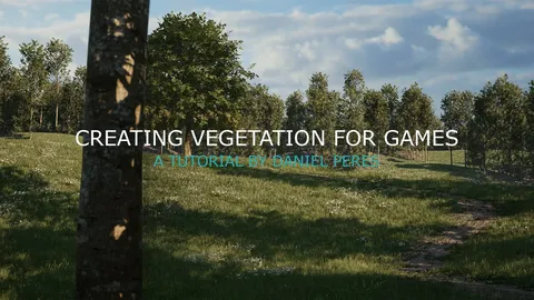 Creating Vegetation for Games - Blender tutorials & courses