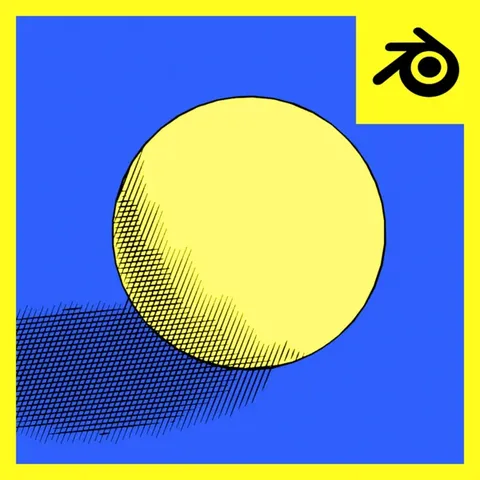 CrossHatch - Blender geometry nodes