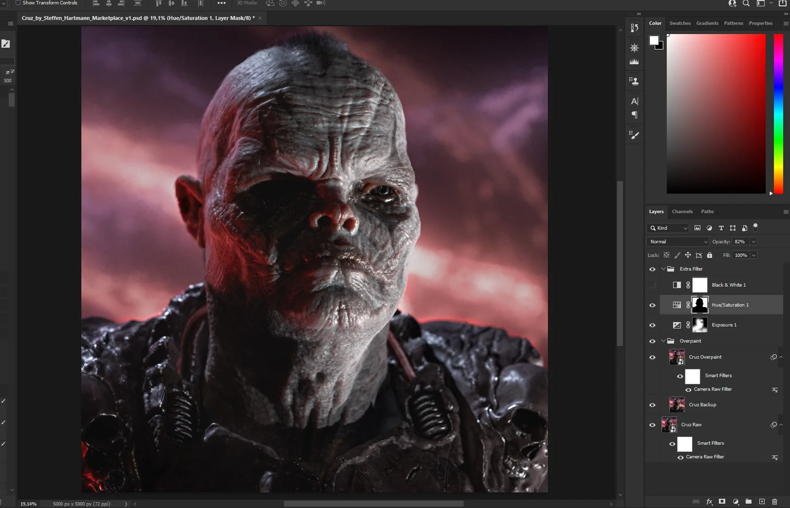 Cruz Character Illustration screenshot 2