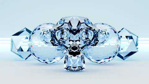 Crystal Glass Procedural Material - Blender shaders