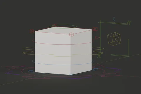 Cube Rig - Blender 3d models