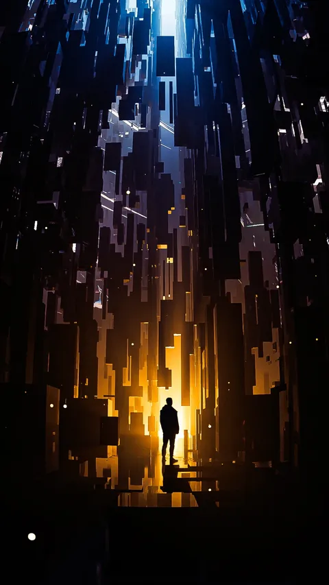 Cubes Space - Blender scenes