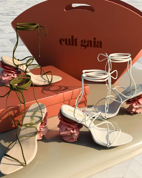 Cult Gaia Cassidy Sandals - Blender 3d models