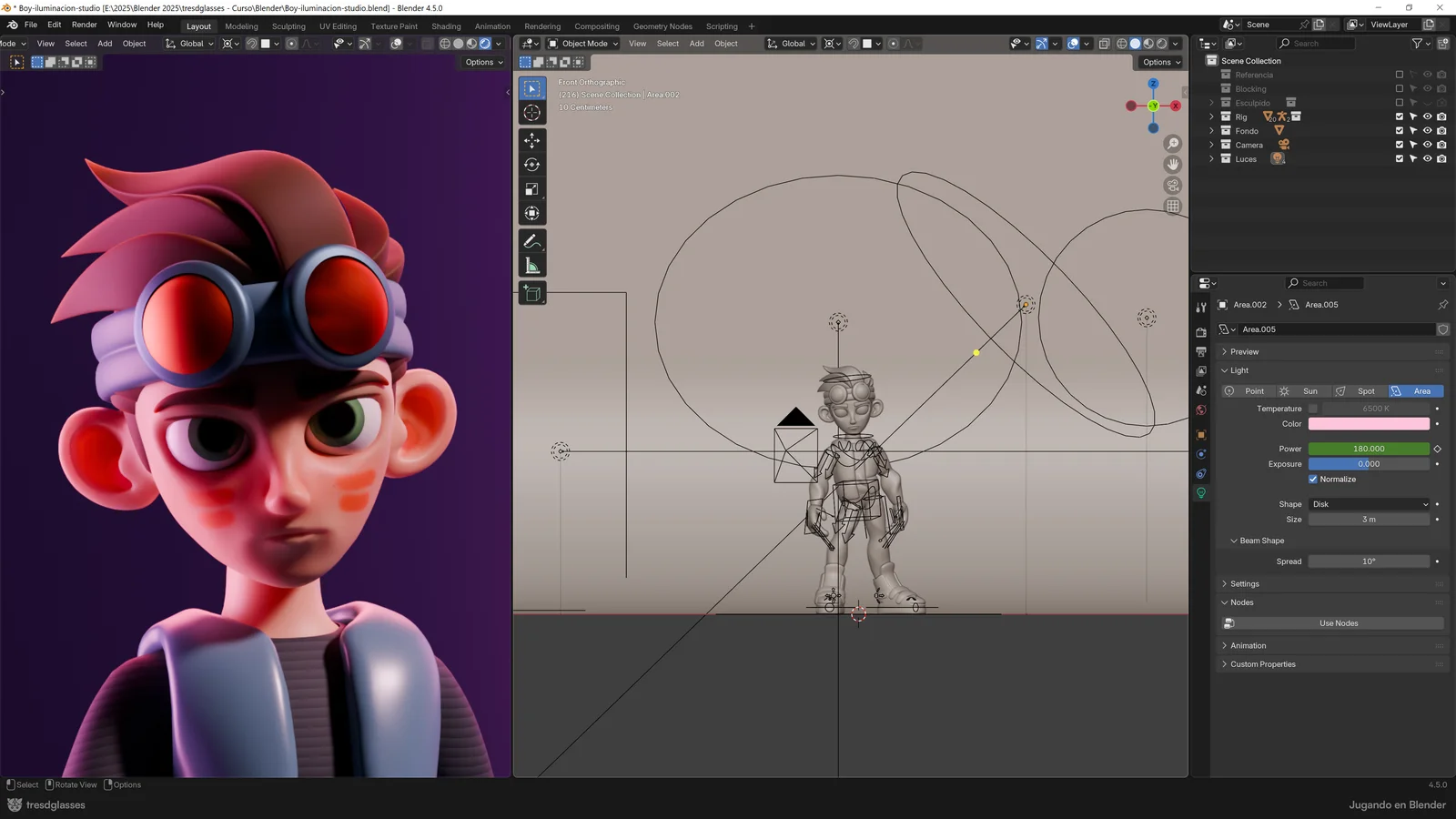 Jugando en Blender screenshot 5
