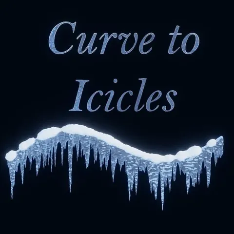Curve to Icicles - Blender geometry nodes