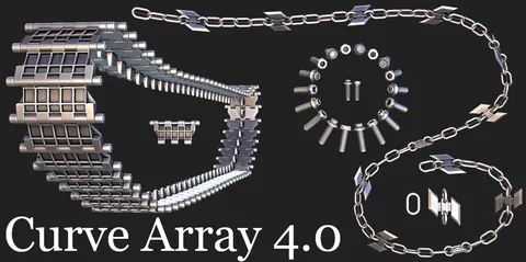 CurveArray and MagicCurve - Blender addons