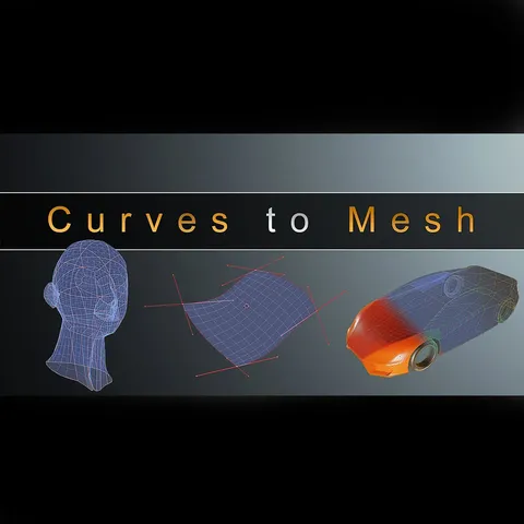Curves To Mesh - Blender addons